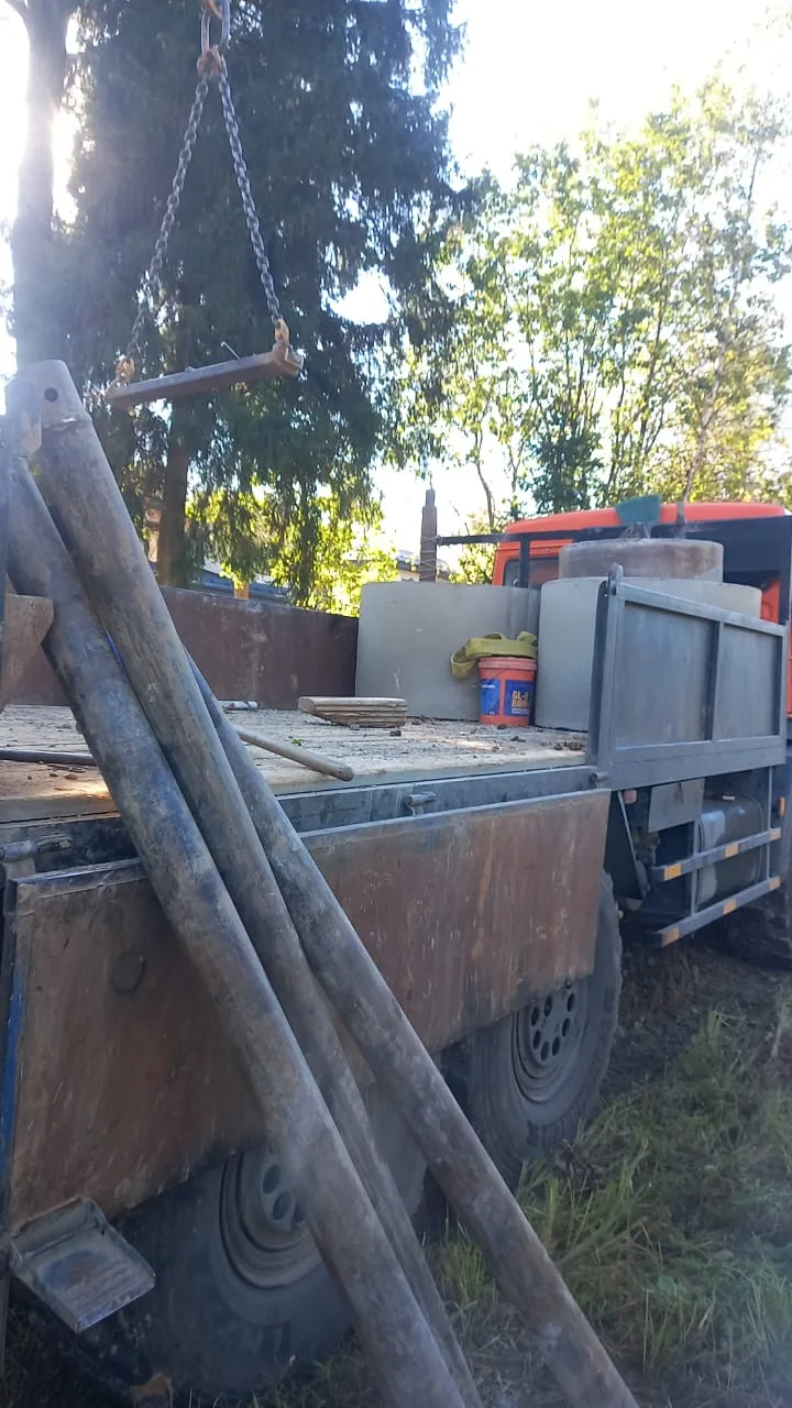 Бурение колодца буровой установкой
